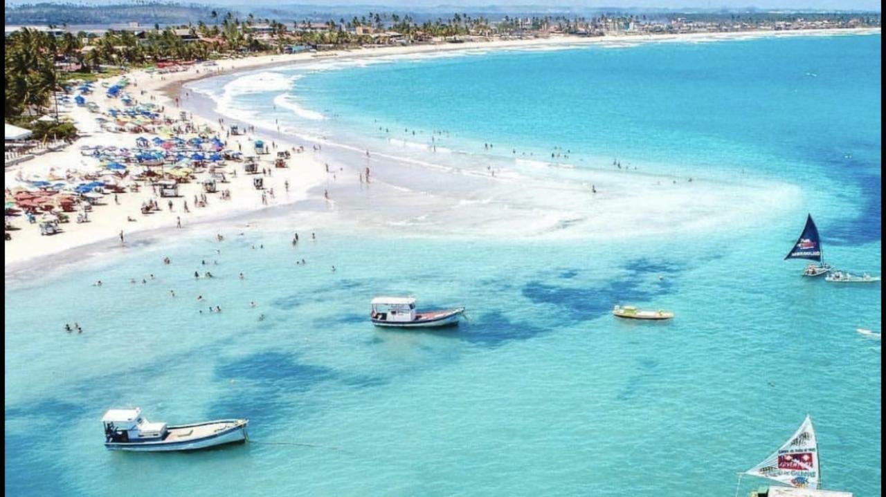 Flat Excelente Em Porto De Galinhas Palm Village Acqua Frente Para As Piscinas Exterior foto