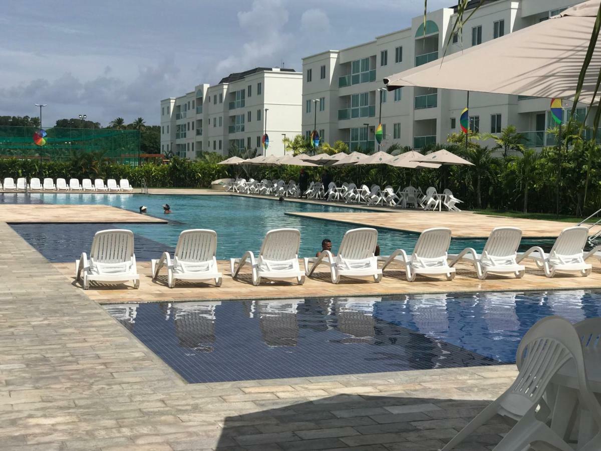 Flat Excelente Em Porto De Galinhas Palm Village Acqua Frente Para As Piscinas Exterior foto