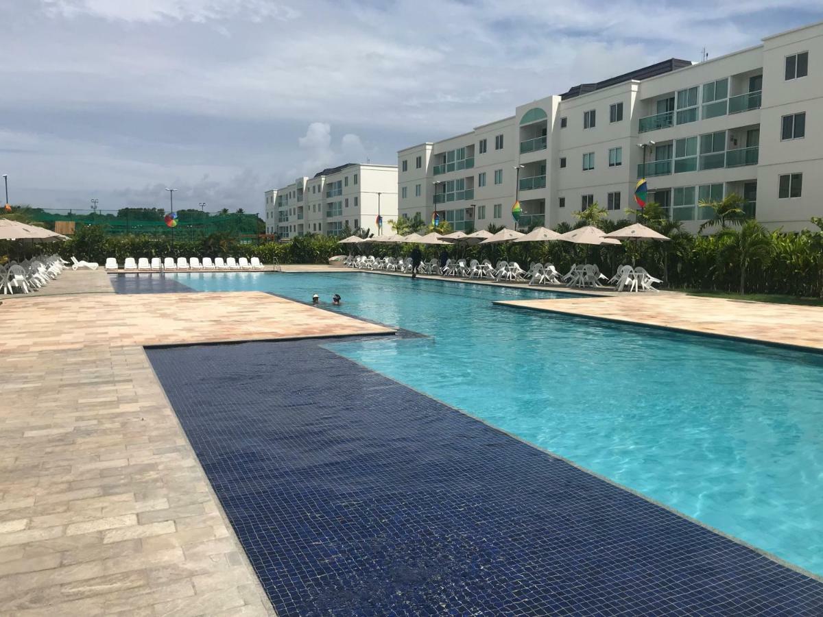 Flat Excelente Em Porto De Galinhas Palm Village Acqua Frente Para As Piscinas Exterior foto