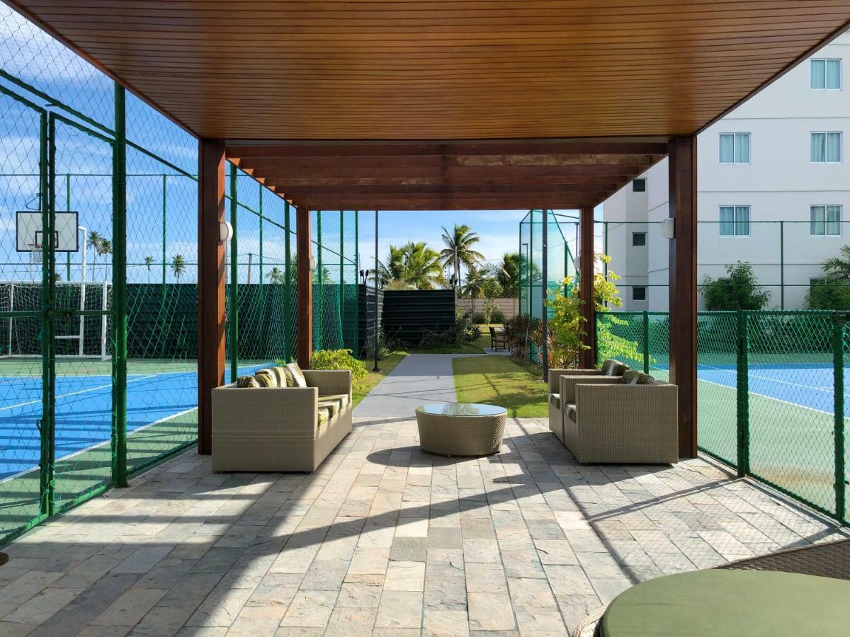 Flat Excelente Em Porto De Galinhas Palm Village Acqua Frente Para As Piscinas Exterior foto